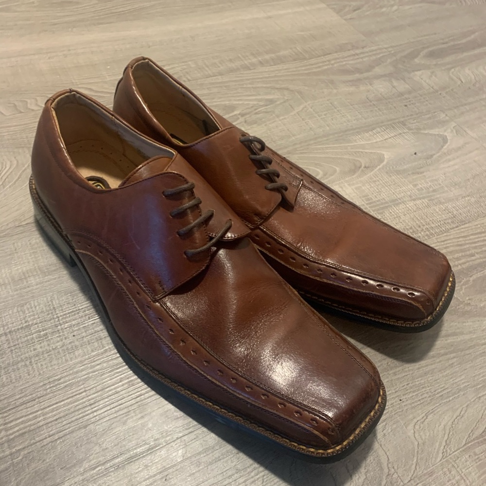 Stacy Adams Dress Shoes Oxfords Loafers Brown